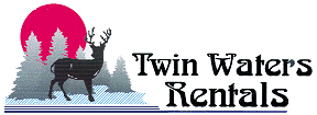LOGO for Twin Waters Rentals in St. Germain Wisconsin